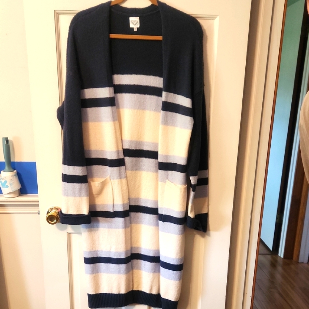 FRESHMAN 1996 Cardigan Blue White Medium